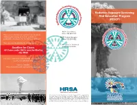 Radiation Exposure Screening and Education Program (RESEP)