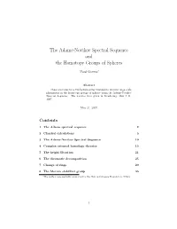 The Adams-Novikov Spectral Sequence and the Homotopy Groups of Spheres
