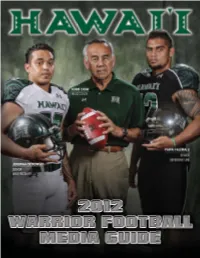 2012 Hawaii FB Media Guide