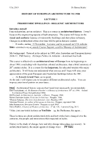 HELLENIC ARCHITECTURE Introduce Myself I