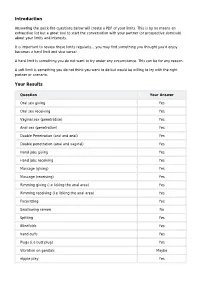 Introduction Your Results