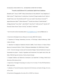 Towards Establishment of a Centralized Spider Traits Database
