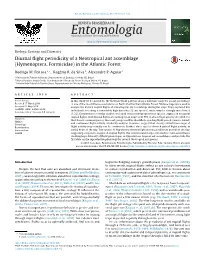 Diurnal Flight Periodicity of a Neotropical Ant Assemblage