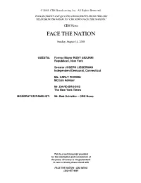 Face the Nation."