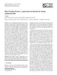 Flux Transfer Events: 1