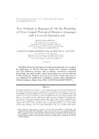 On the Feasibility of Cross-Lingual Parsing of Romance Languages with Universal Dependencies†