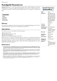 Randgold Resources