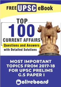 UPSC Top 100 Current Affairs Q and A.Pdf