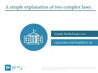 A Simple Explanation of Two Complex Laws