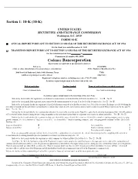 Cadence Bancorporation (Exact Name of Registrant As Specified in Its Charter)