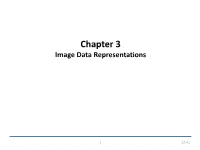 Chapter 3 Image Data Representations