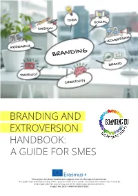 Branding and Extroversion Handbook: a Guide for Smes