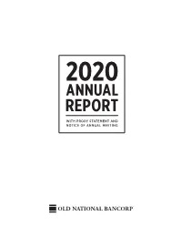Corporate Annual Report Letter, I Introduced Our Three-Year (2020-22) Organizational Strategy: the ONB Way