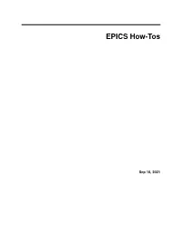EPICS How-Tos