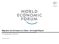 Migration and Its Impact on Cities – an Insight Report