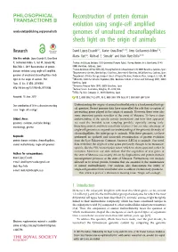Reconstruction of Protein Domain Evolution Using Single-Cell Amplified