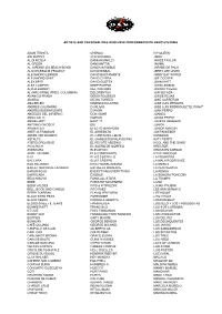 Artists Who Use DAS Aero Systems