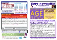 BOPF Newsletter