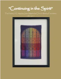 “Continuing in the Spirit”