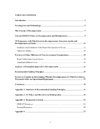 TABLE of CONTENTS Introduction