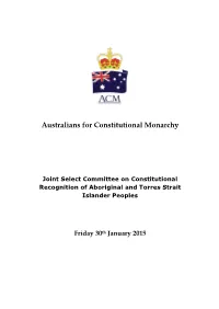 Australians for Constitutional Monarchy