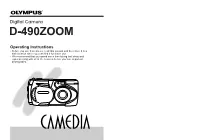 D-490 Zoom Instruction Manual