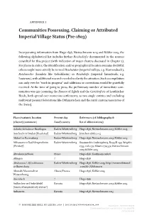 Downloaded from Brill.Com09/30/2021 02:35:06PM Via Free Access 210 Appendix 1