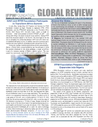 Global Review July 19, 2018 Page 2 GAVI and IFPW Foundation (Cont.)