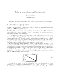 Notes on Group Schemes and Cartier Duality