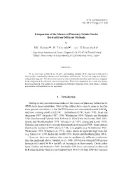 Comparison of the Masses of Planetary Nebula Nuclei Derived from Different Methods