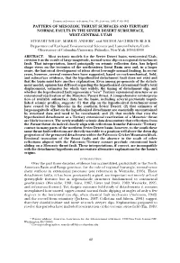 Pattern of Mesozoic Thrust Surfaces and Tertiary Normal Faults in the Sevier Desert Subsurface, West-Central Utah Stewart Wills*, Mark H