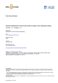 University of Dundee Newmark Sliding Block
