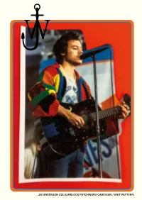 Jw Anderson Colourblock Patchwork Cardigan / Knit Pattern Information Abbreviations