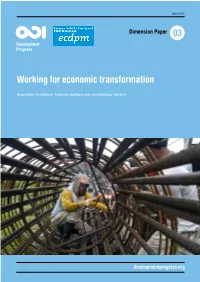 Working for Economic Transformation