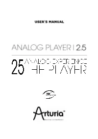 Analog Player 2.5 EN 20100430
