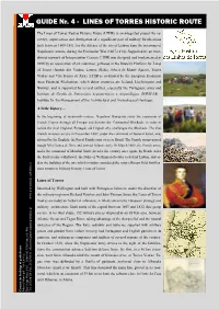 GUIDE Nr. 4 - LINES of TORRES HISTORIC ROUTE