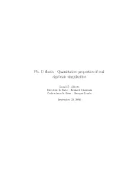 Quantitative Properties of Real Algebraic Singularities