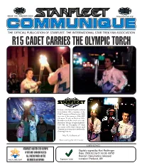 R15 Cadet Carries the Olympic Torch