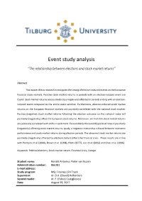 Event Study Analysis