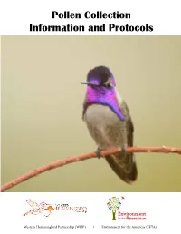 Pollen Collection Information and Protocols