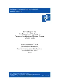 Railway Modelling in CSP||B:The Double Junction Case Study