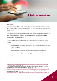 Comparing Mobile Service Quality