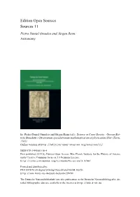 Edition Open Sources Sources 11