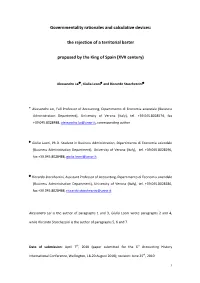 Governmentality Rationales and Calculative Devices: the Rejection Of