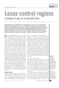 Locus Control Regions Coming of Age at a Decade Plus