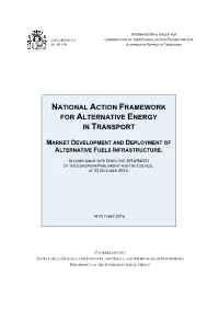 Spanish National Action Framework for Alternative Energy in Transport