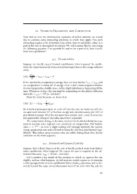 Stability and Convection