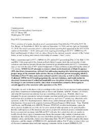 The FCC Filing