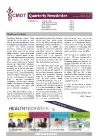 CMDT Newsletter April 2016