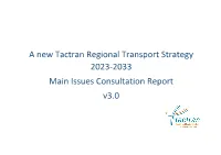 Main Issues Report